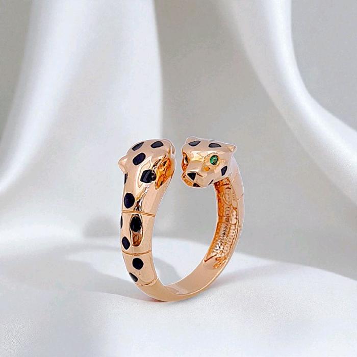 Panther Gold Ring 750K / Cincin Emas Penter 750K / Diamond Jewelry 414CMS501LS-HT