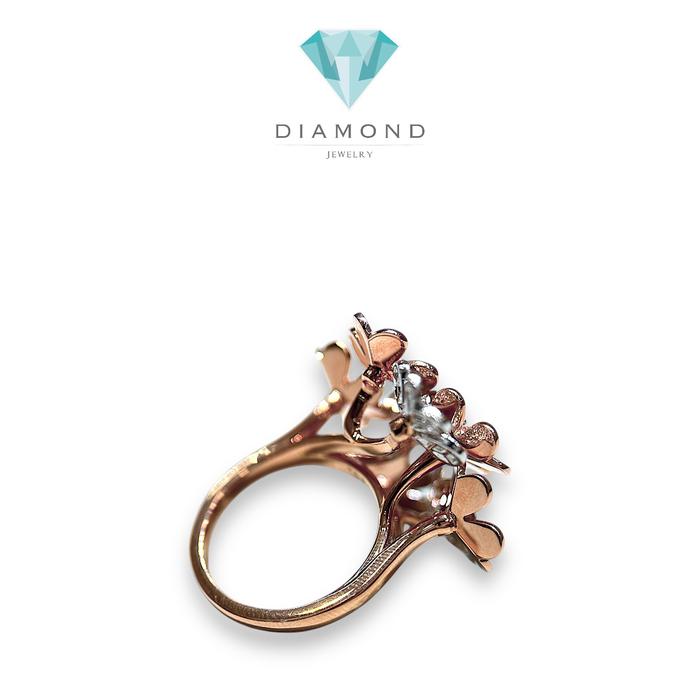 Frivole Ring Berlian Duo Color-Diamond Jewelry-386CBDDM8233LS-HT