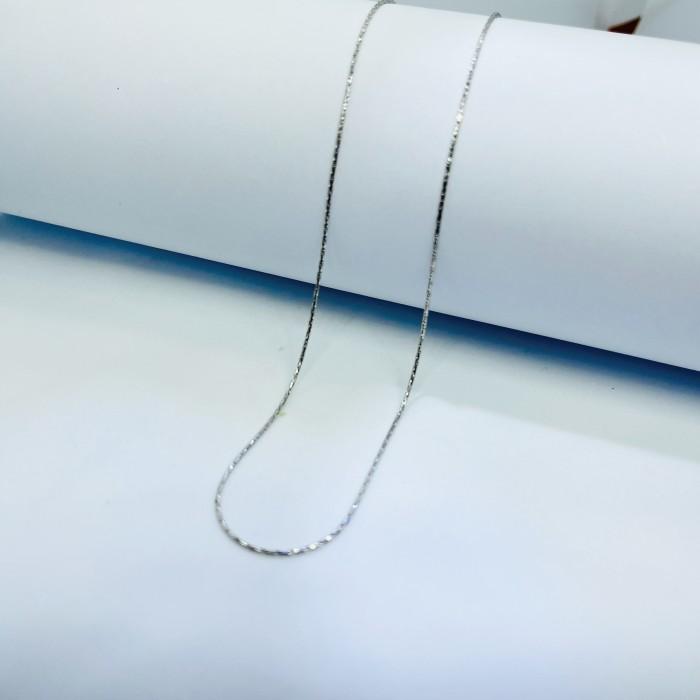 Kalung emas necklace italy santa 18k white gold-Diamond Jewelry