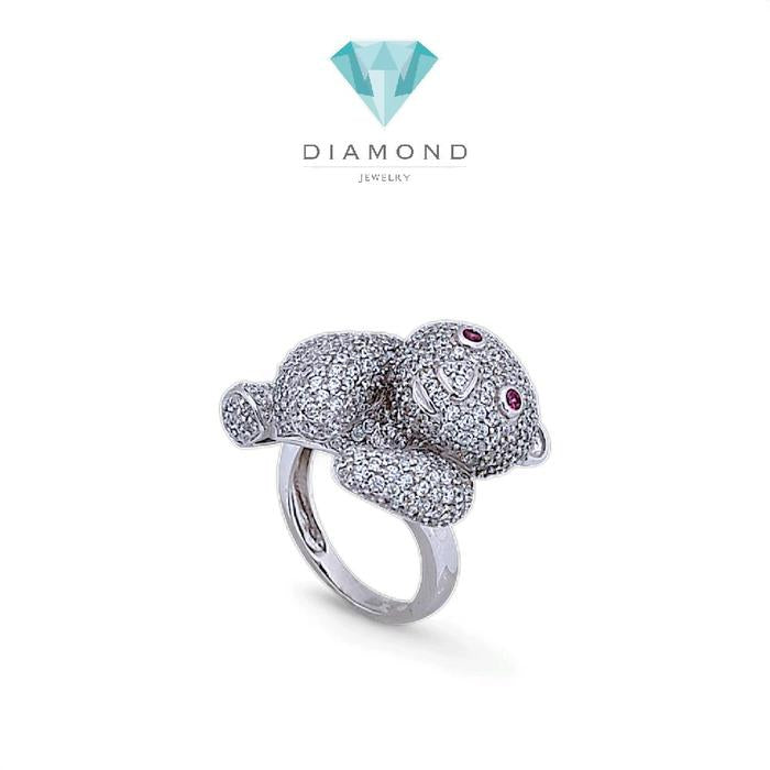 Bear Gold Ring 18K / Cincin Emas Bear 18K / 51CMSWP12-HT