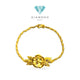 Gelang Mas Model Bunga 24K-Diamond Jewelry