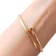 Gelang paku juste emas 18 K kristal Diamond Jewelry