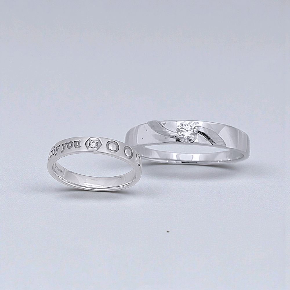Only You Wedding Diamond Ring 18K / Cincin Kawin Berlian Only You 18K / Diamond Jewelry 81CBNKH7106WPLS - 83CBGT250WPLS1