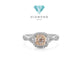 Pink diamond Ring Princess/Cincin Berlian Pink Diamomd emas 18K-Diamond Jewelry
