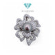 Liontin Flower Pearl Diamond 18K / Diamond Jewelry