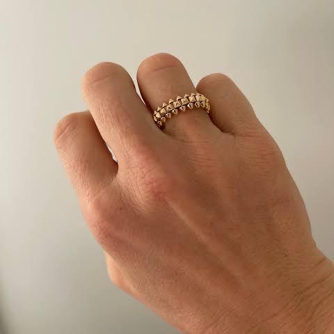 Clash Ring 18 K Rose/white gold Diamond Jewelry