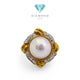 Pearl Diamond Blistar Ring 18K / Diamond Jewelry