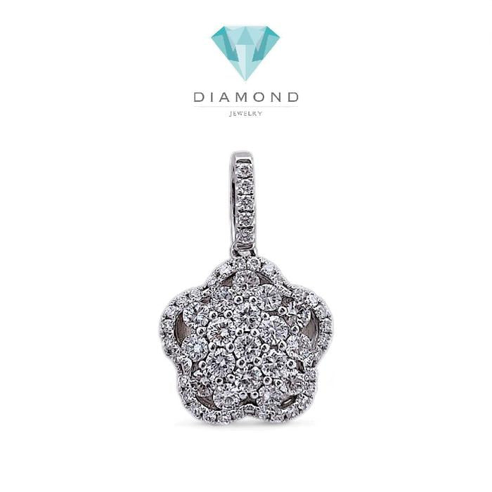 Liontin Flower Diamond 18K / Diamond Jewelry