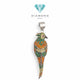 Liontin Mas Rainbow Bird Permata 18K-Diamond Jewelry-189LMSWP7-HT