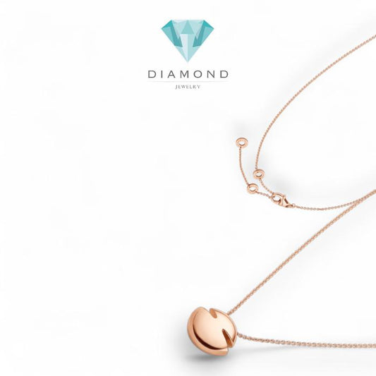 BVL Cabochon Necklace 18k gold/ Diamond Jewelry