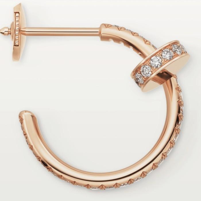 Pave diamond just earring paku anting diamond 18k -Diamond jewelry