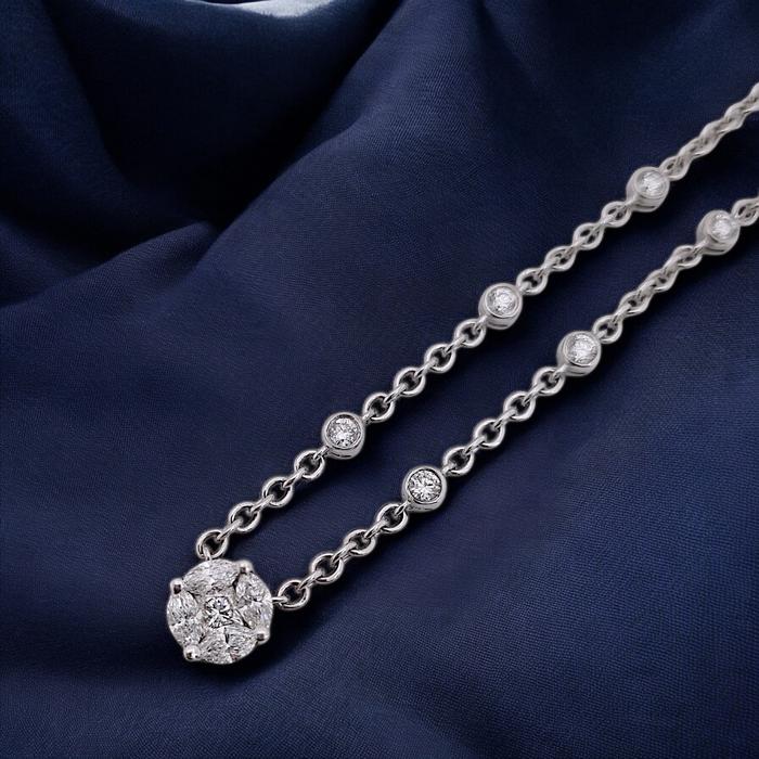 Diamond Necklace esperanza 18K Gold Diamond Jewelry