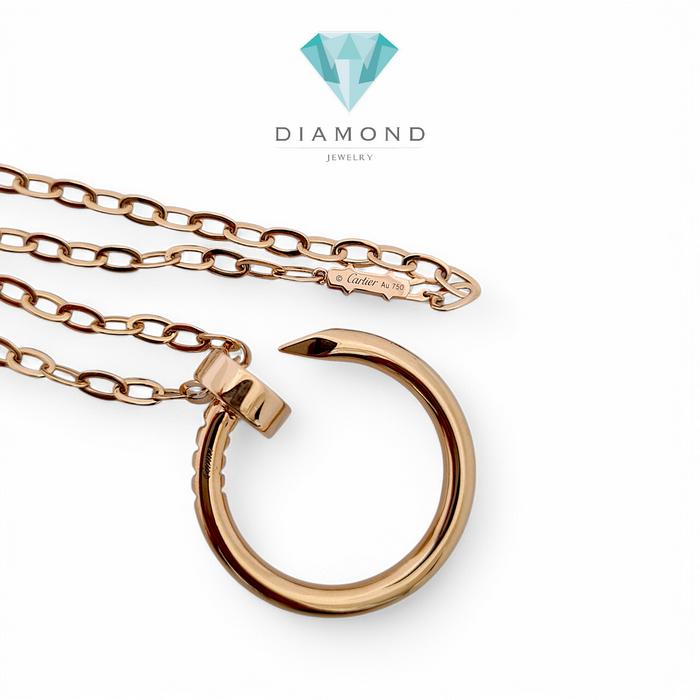 Juste Un Clou Necklace 18K / Diamond Jewelry-379KBD2874RY-HT