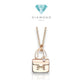 Amulette bag H pendant 18k diamond kelly-Diamond Jewelry