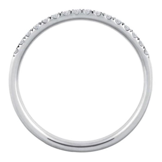 V tennis diamond ring 18k -Diamond Jewelry
