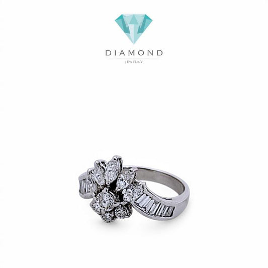 Cincin berlian mahkota 18k/Diamond Crown vintage Ring Diamond 18K / Diamond Jewelry