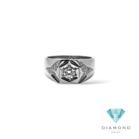 Sigma Men's Diamond Ring 18K