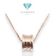 Gold necklace pendant zero /kalung emas polos zero 18k -bv -Diamond Jewelry