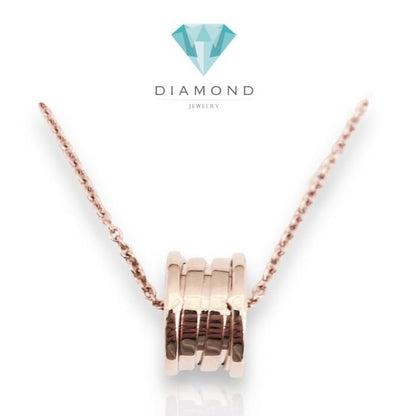 Gold necklace pendant zero /kalung emas polos model zero 18k -bv -Diamond Jewelry