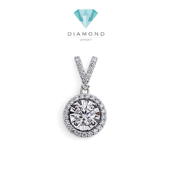 Pendant Hello Diamond 18K / Liontin Berlian Hello 18K / Diamond Jewelry 396LB800LS-HT