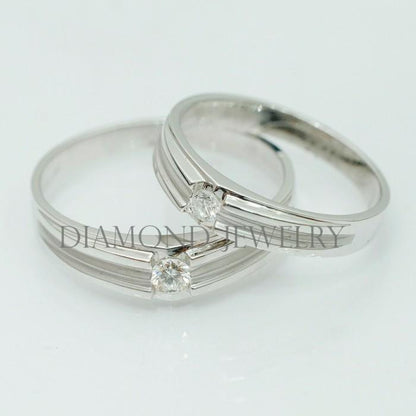 Cincin Kawin/Wedding Ring - Diamond Jewelry Two Tone 01020842/01020843