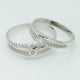 Cincin Kawin/Wedding Ring - Diamond Jewelry Two Tone 01020842/01020843