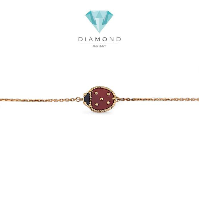 Ladybug Bracelet 18K / Gelang Ladybug 18K / Diamond Jewelry 412GBD348RY-HT