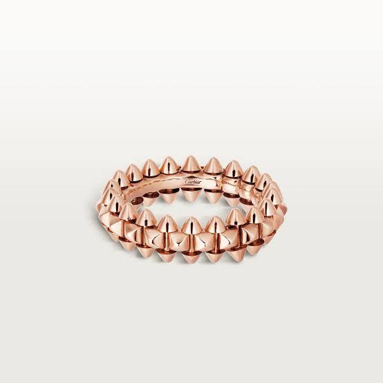 Clash Ring 18 K Rose/white gold Diamond Jewelry