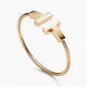 T bangle gold 18K Diamond Jewelry