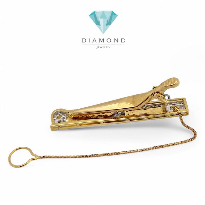 Tie Clip Diamond 18K / Diamond Jewelry