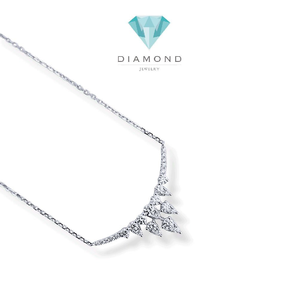 Eternal Pear Diamond Necklace 18K / Kalung Berlian Eternal Pear 18K / Diamond Jewelry - 147KBD95000AB