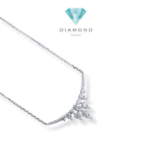 Eternal Pear Diamond Necklace 18K / Kalung Berlian Eternal Pear 18K / Diamond Jewelry - 147KBD95000AB