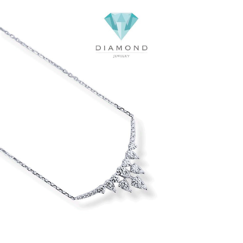Eternal Pear Diamond Necklace 18K / Kalung Berlian Eternal Pear 18K / Diamond Jewelry - 147KBD95000AB