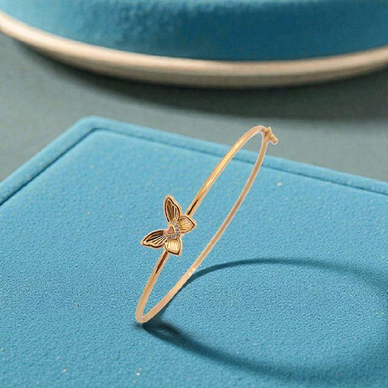 Butterfly Gold bangle Brecelet 16K / Gelang Emas Kupu-Kupu 16K/ 464GMS333LS