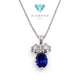 Liontin Blue Sapohire 18K / Diamond Jewelry