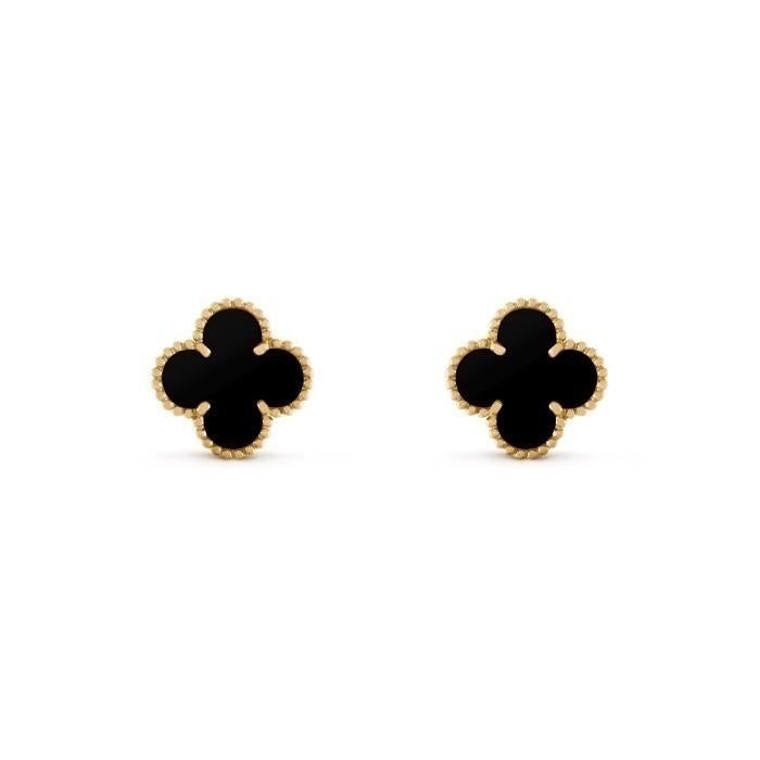 Sweet alhambra vc earing-necklace onyx Diamond Jewelry