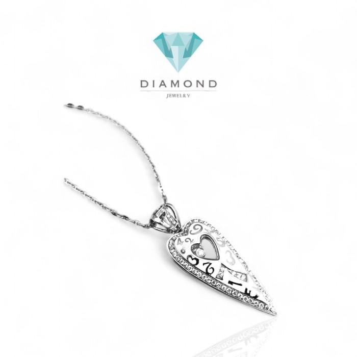 Liontin Frank Muller White Gold Ceramic Berlian 18K/ Diamond Ceramic Pendant Frank Muller- Diamond Jewelry-24LBM1264WPLS-HT