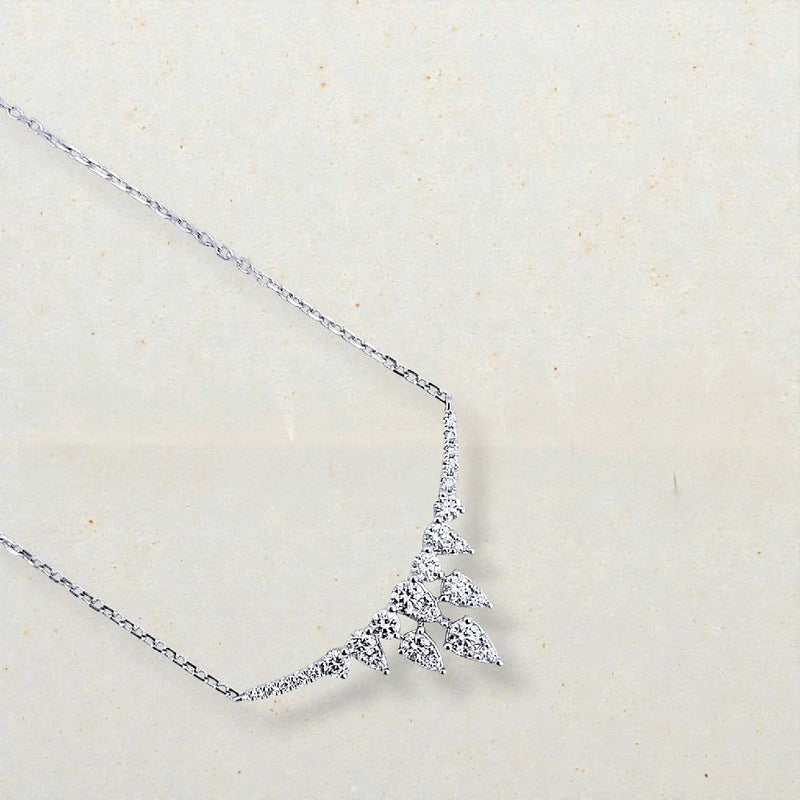 Eternal Pear Diamond Necklace 18K / Kalung Berlian Eternal Pear 18K / Diamond Jewelry - 147KBD95000AB