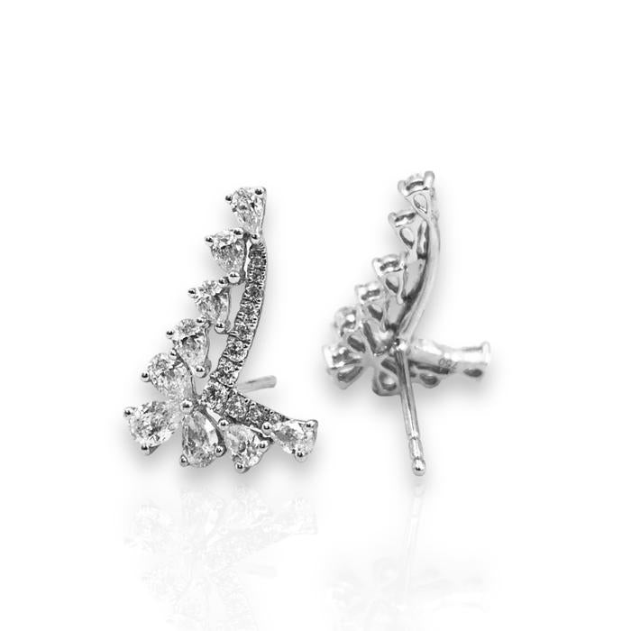 Laufey Louvre Diamond earring 18k-Diamond Jewelry- Anting Perhiasan Berlian L Laufey