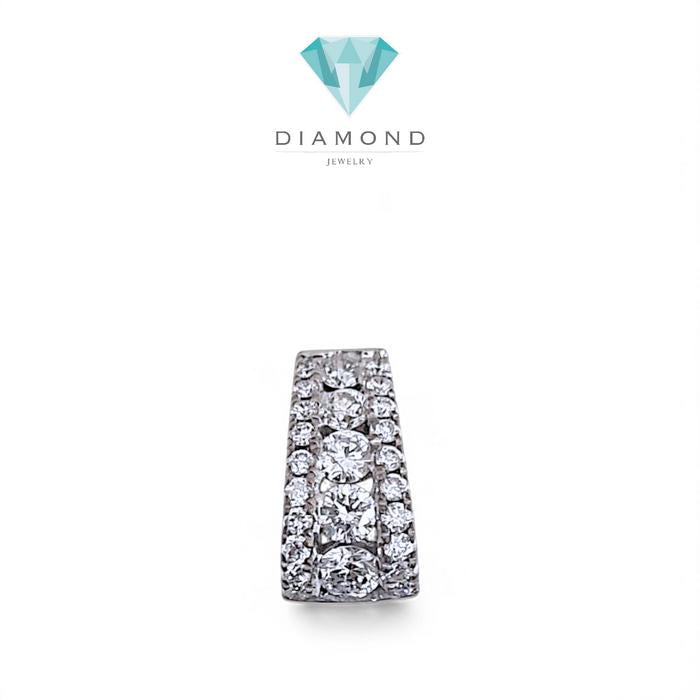 Liontin Diamond Trapesium stack18K / diamond pendant trapesium stackDiamond Jewelry