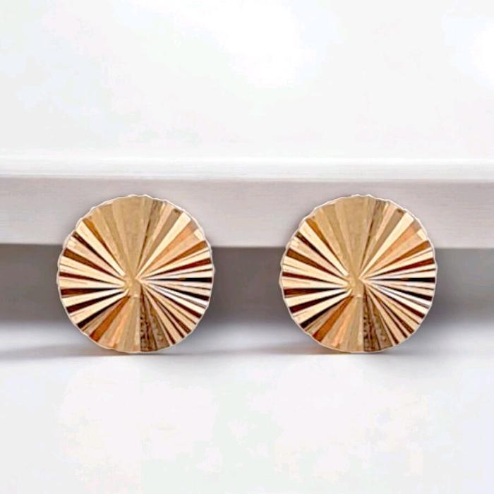 Gold Stud Earrinng / Diamond Jewelry 401AMS082LS