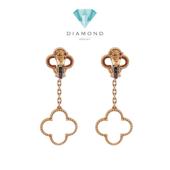 MOP Magic Alhambra Earrings / Diamond Jewelry
