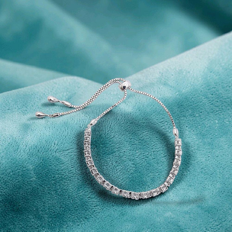 Tennis Diamond Listring Bracelet 18K / Gelang Serut Diamond 18K / Diamond Jewelry / 410GB1880LS