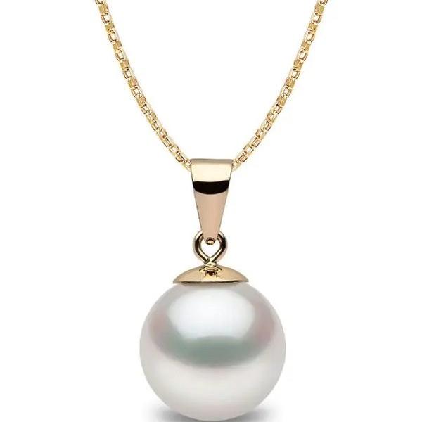 Pearl of Akoya Kalung dan Anting 18K Gold Diamond Jewelry-1AKOYA8-10MMLS/1SEAPEARL13-18MMLS-HT