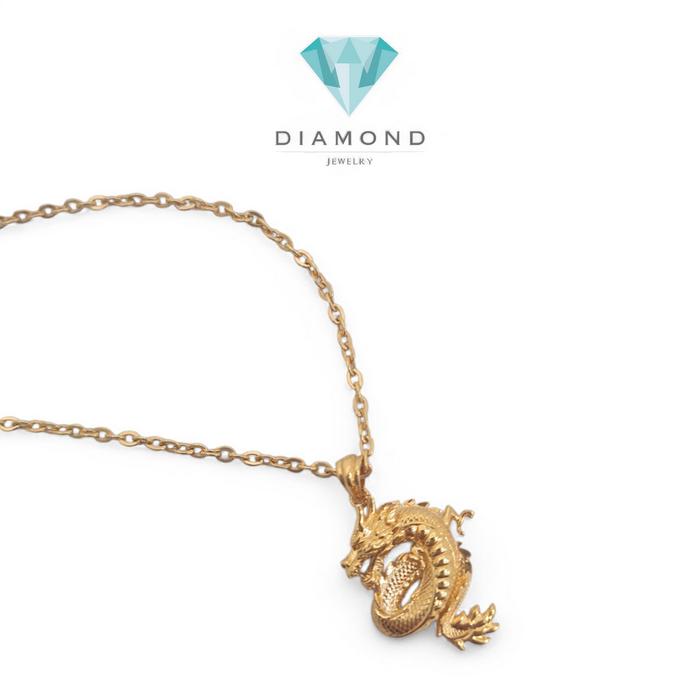 Liontin Mas Naga 700K-Diamond Jewelry