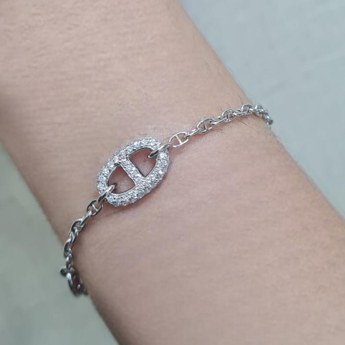 Farandole Diamond HM Chain 18k  Bracelet / Diamond Jewelry-83GBD107800AB-HT
