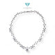 Flower Diamond Necklace 18K / Diamond Jewelry