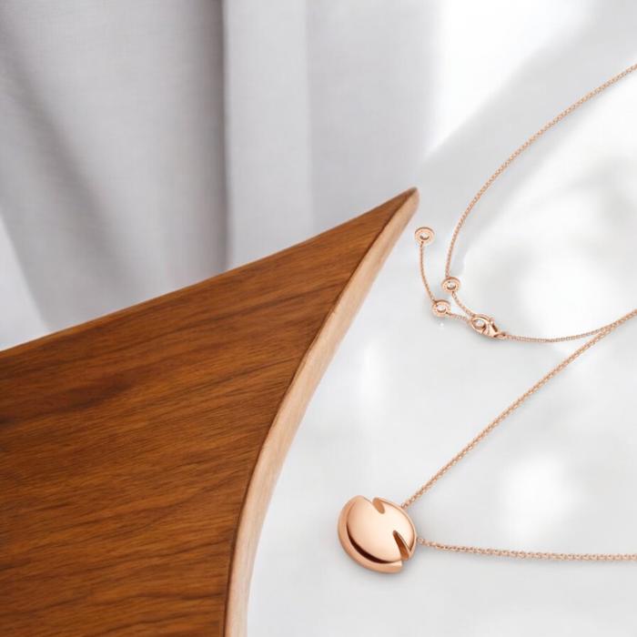 BVL Cabochon Necklace 18k gold/ Diamond Jewelry