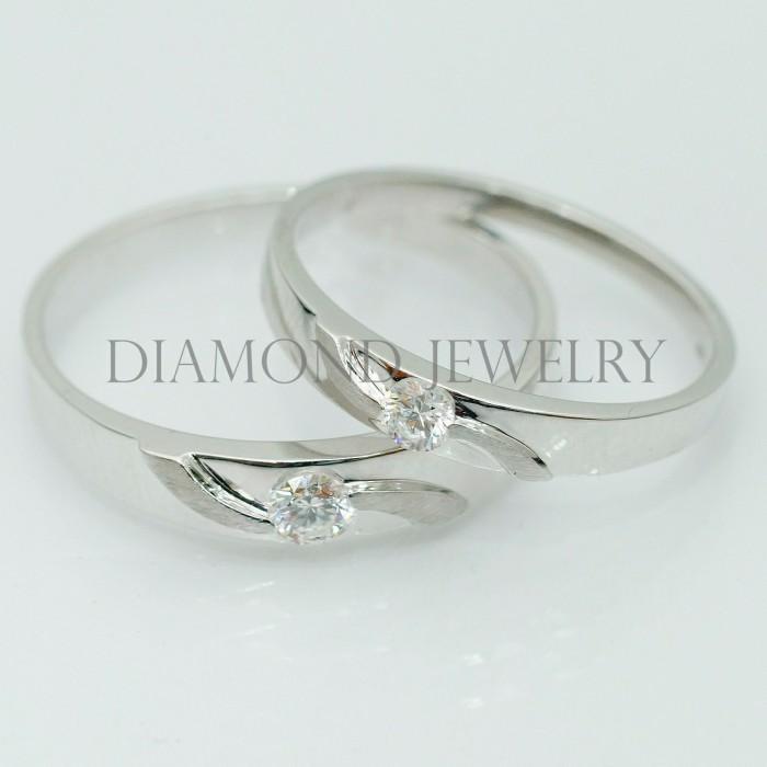 Cincin Kawin/Wedding Ring - Diamond Jewelry Two Tone 01020822/01020823