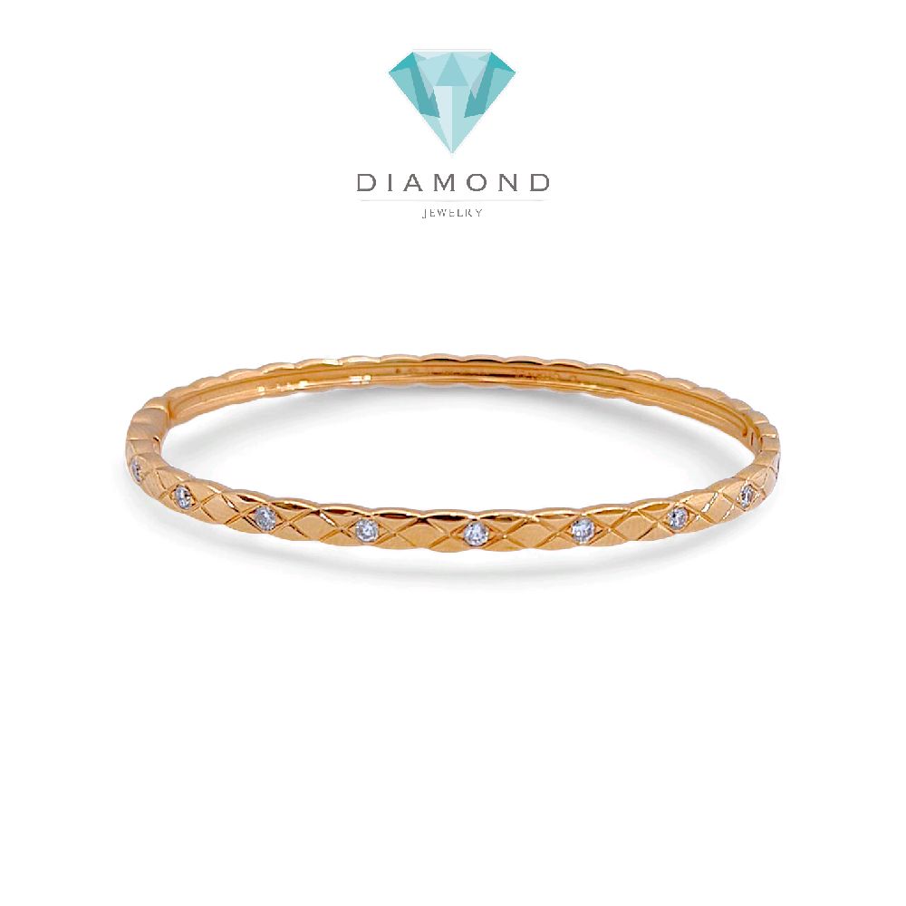 Cococrush Diamond Bangle 18K / Gelang Berlian Cococrush 18K / Diamond Jewelry 139GBD173000AB-HT